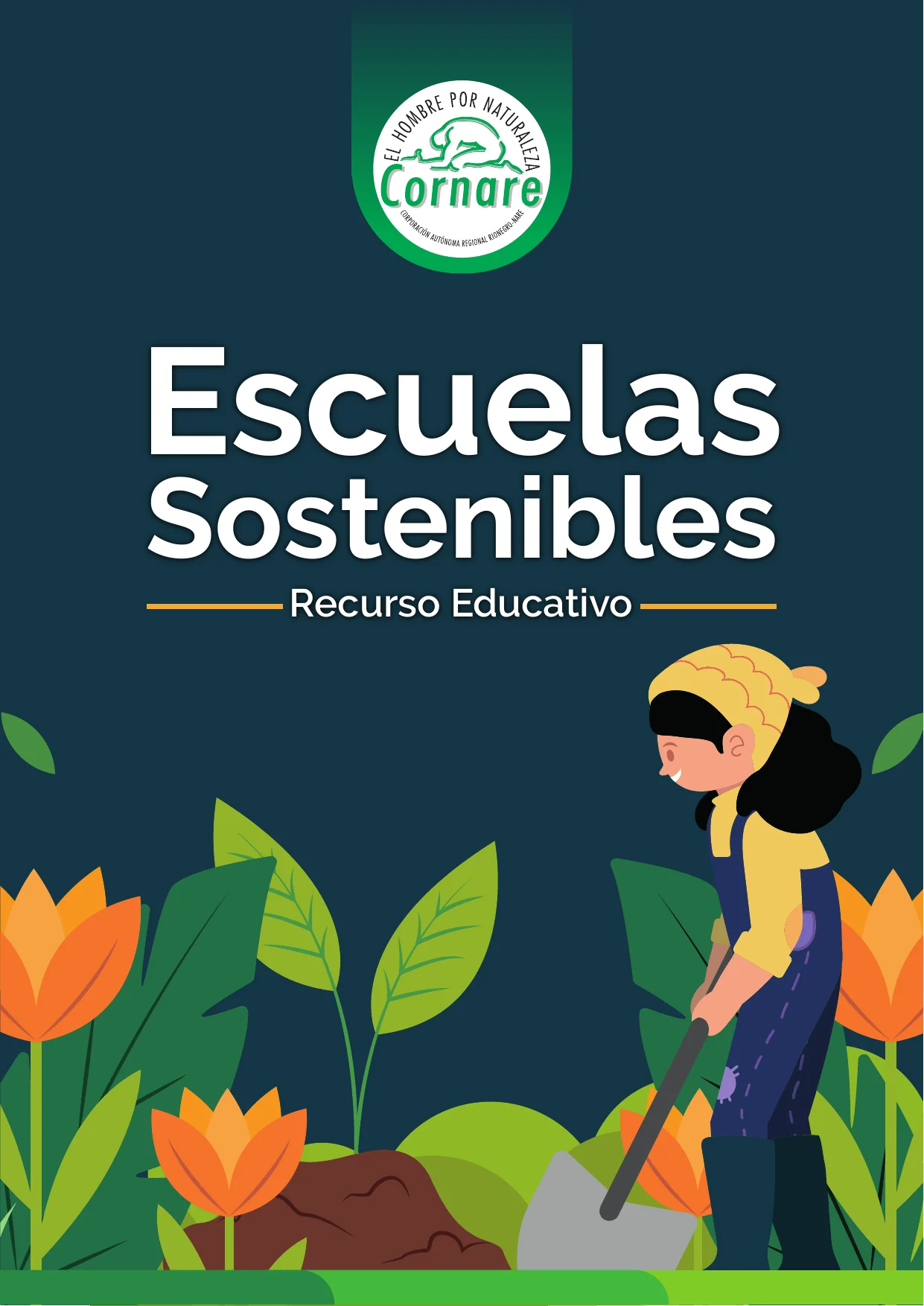 Portada de la cartilla Escuelas Sostenibles